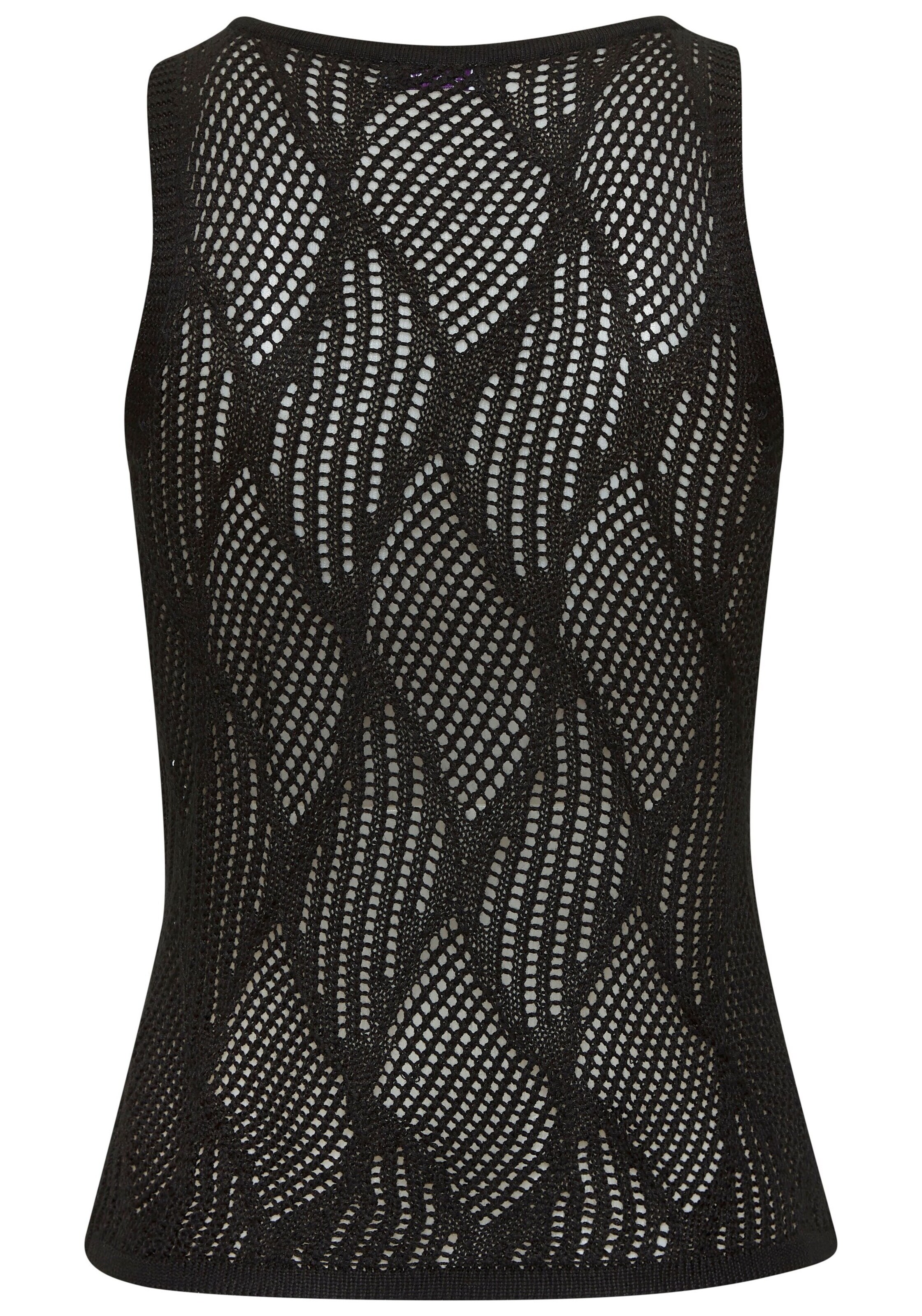 LASCANA Плетен топ в черно