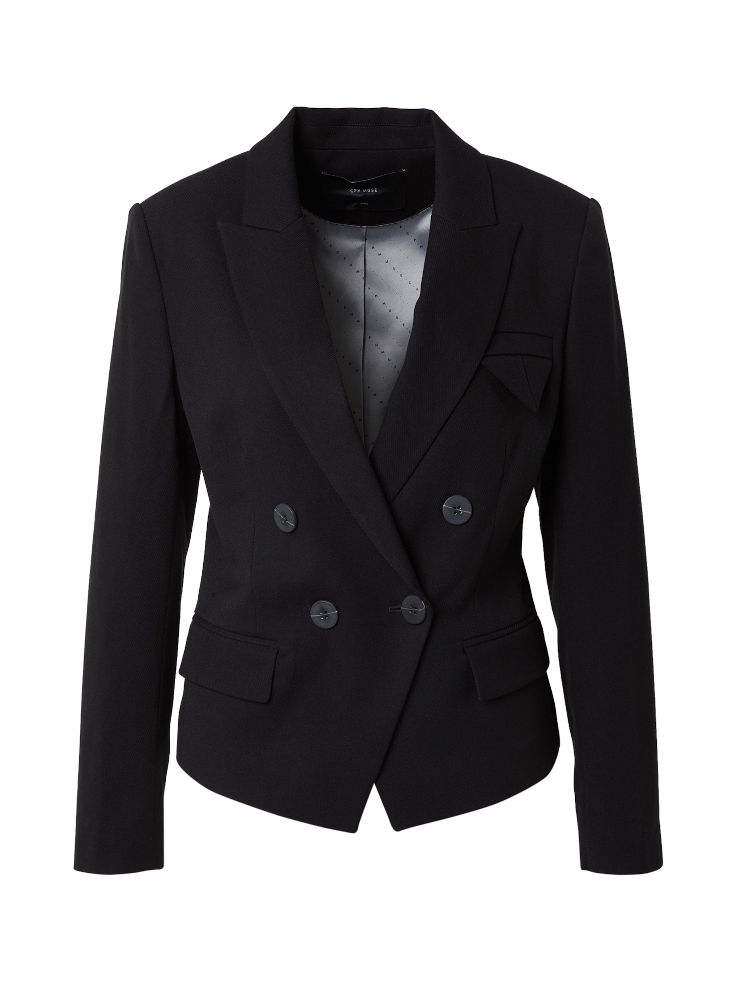 Cph Muse Blazer 'TAILOR' i sort: forside