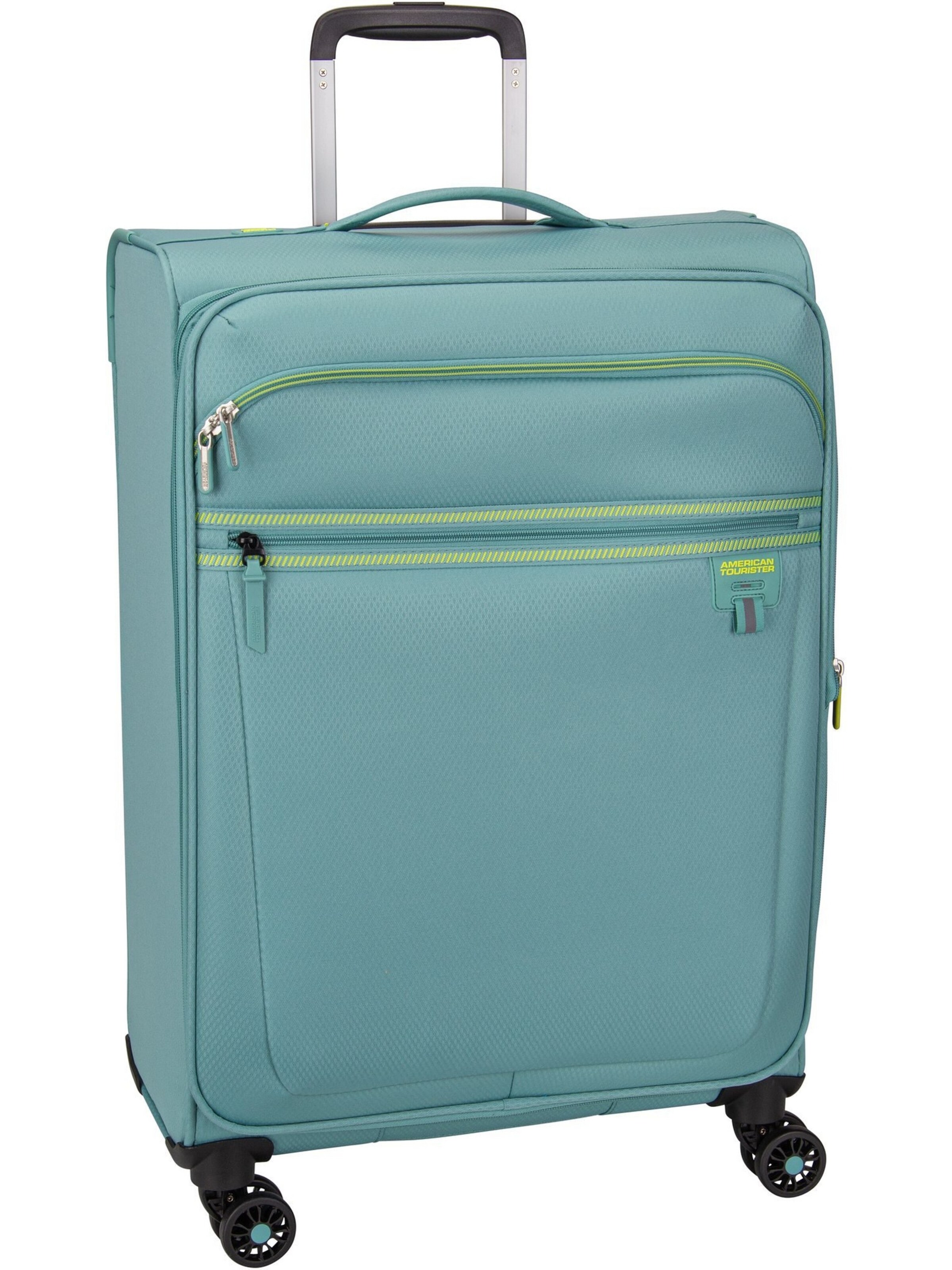 American Tourister Cart 'Aerospin Spinner M' in Blue: front