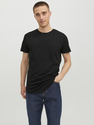 Coupe regular T-Shirt 'JJENoa' JACK & JONES en noir : devant