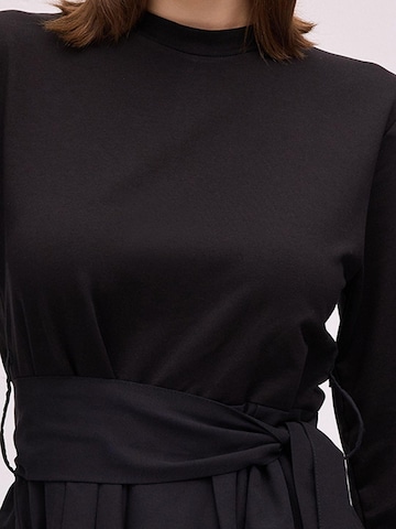 Touché Privé Jumpsuit 'Belted Overalls' in Zwart