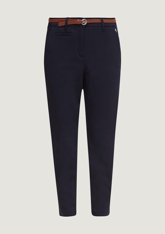 Coupe slim Pantalon chino COMMA en bleu