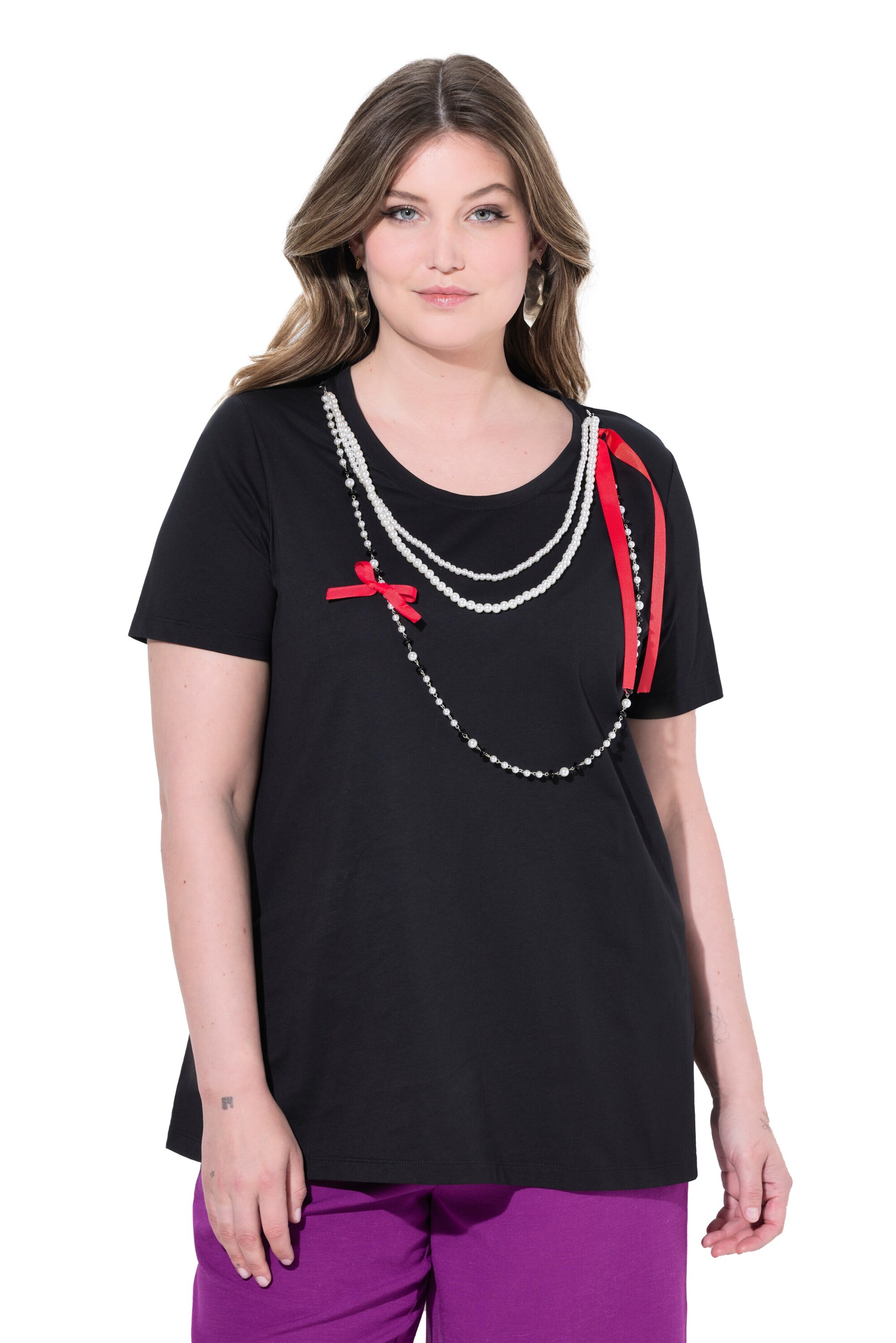 MIAMODA Shirt in Zwart: voorkant