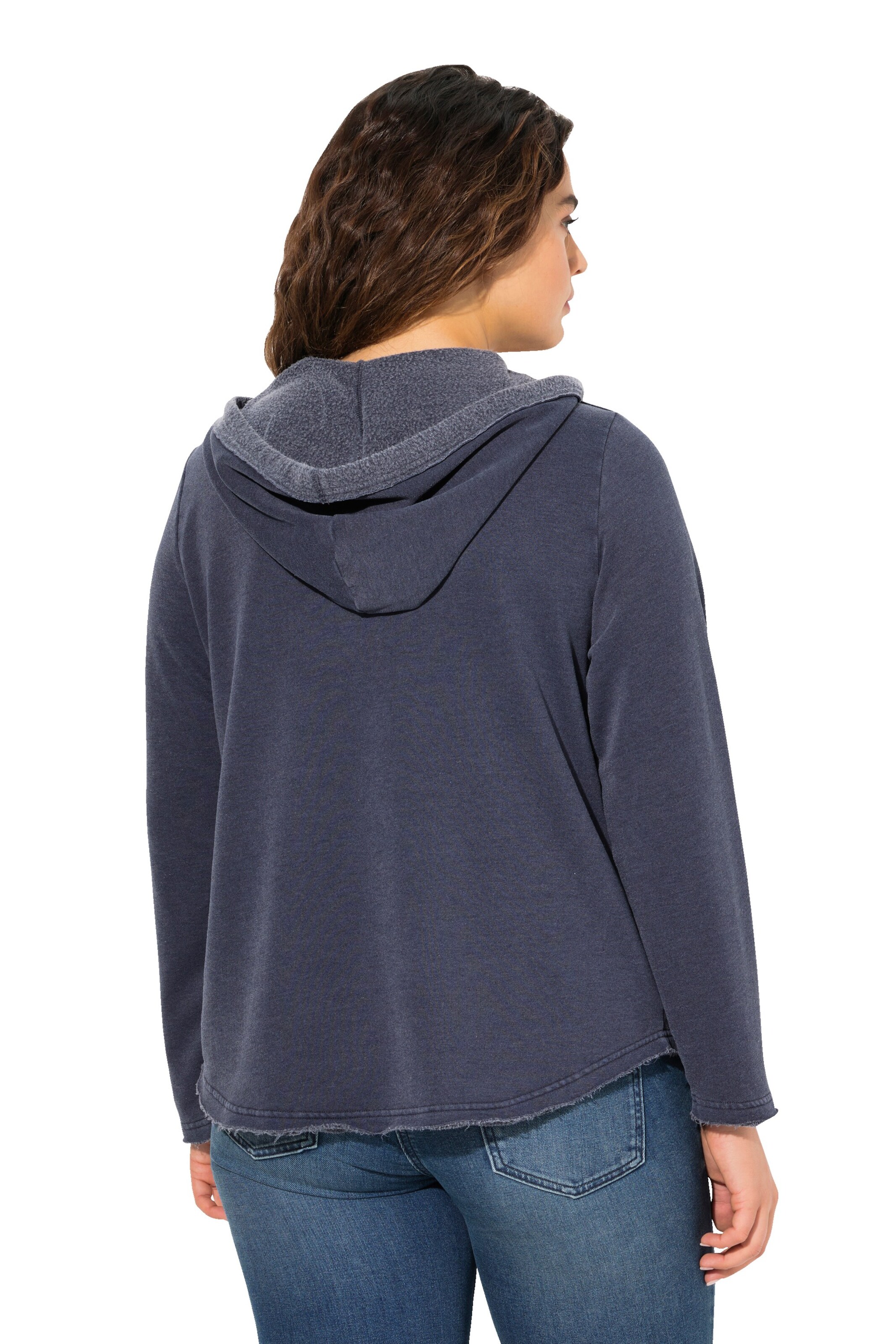 Ulla Popken Sweatshirt in Blauw