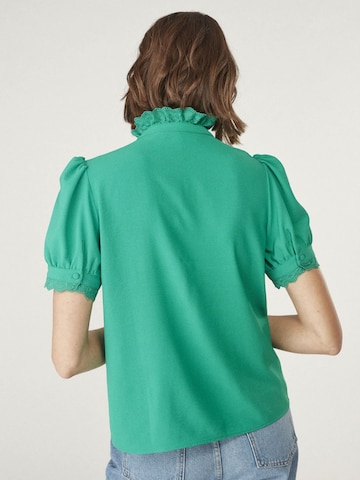 Camicia da donna ' Violala ' di NAF NAF in verde