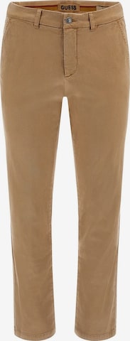 GUESS Slim fit Chino Pants in Beige: front