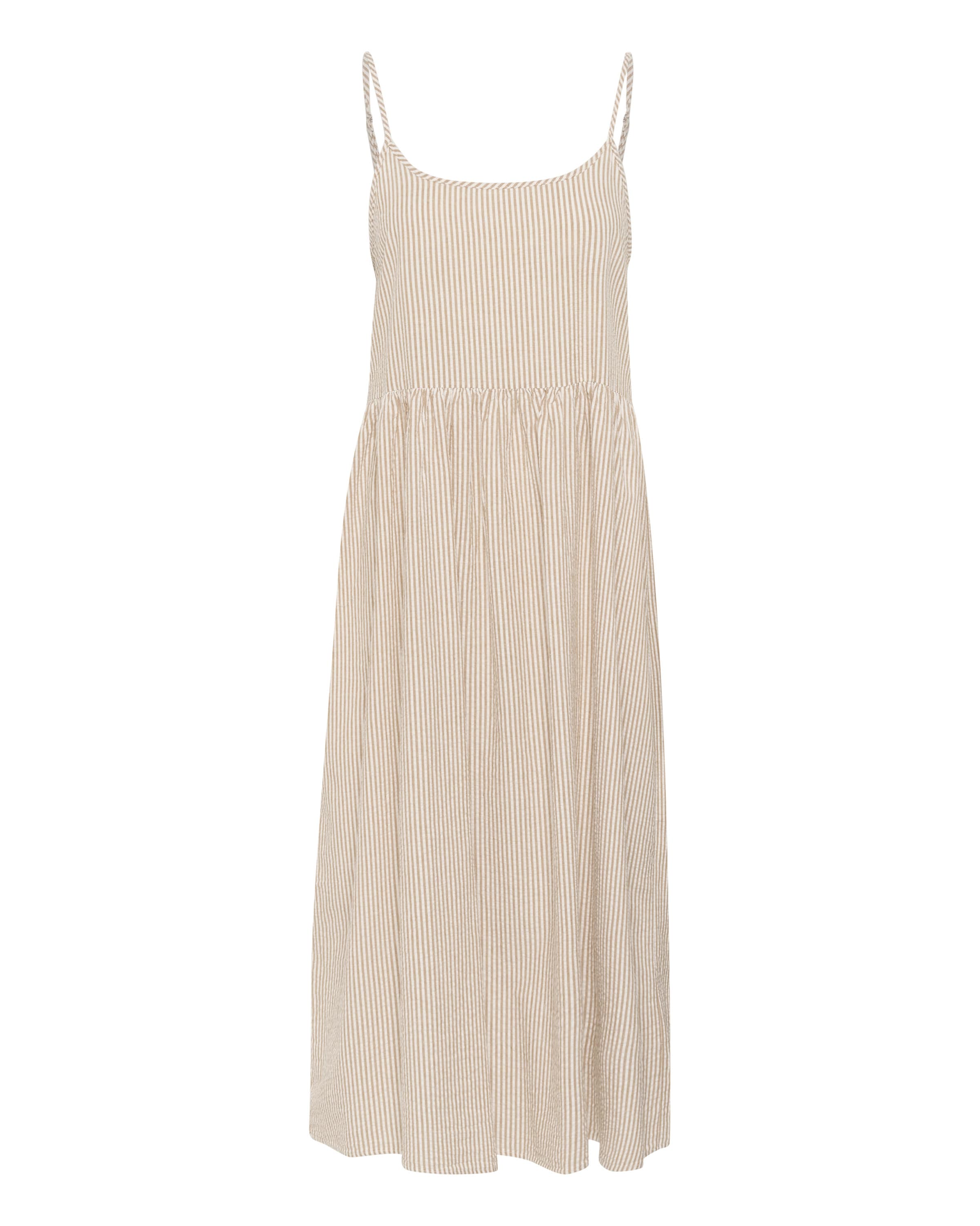 SAINT TROPEZ Letné šaty 'Kira' - Hnedá: predná strana