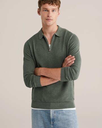 Pulover de la WE Fashion pe verde: față