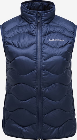 Gilet de sport 'Helium' PEAK PERFORMANCE en bleu : devant
