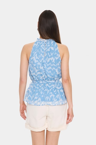 SAINT TROPEZ Top 'Elfa' w kolorze niebieski