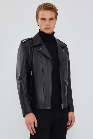 Derimod Übergangsjacke in Schwarz