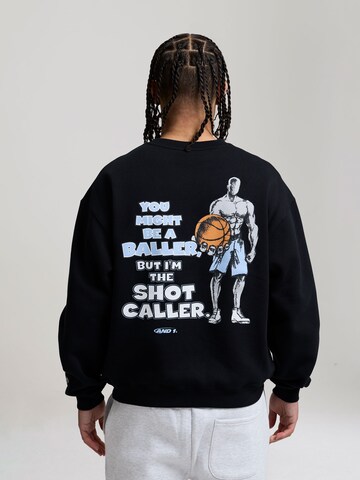 AND1 Суичър 'Shot Caller' в черно: отпред