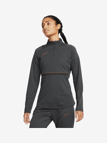 NIKE Athletic Sweatshirt 'Academy' in Grey: front