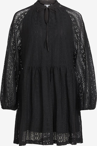 VILA Shirt Dress 'Chikka' in Black: front