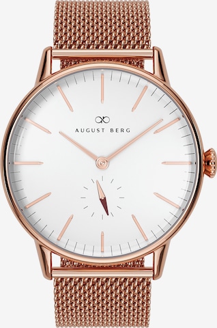 August Berg Analog Watch 'SERENITY SIMPLY EYE 40mm' in Silver: front