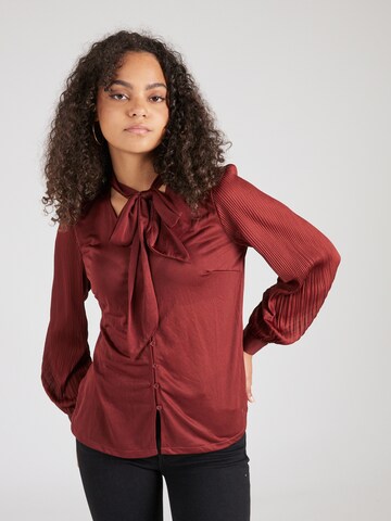 ABOUT YOU Blouse 'Maggie' in Bruin: voorkant