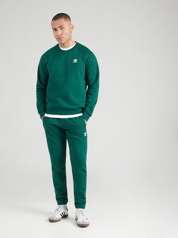 ADIDAS ORIGINALS Tapered Trousers 'TREFOIL ESS' in Green