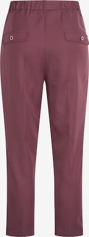 4funkyflavours Regular Pleat-Front Pants 'Lope Song' in Red