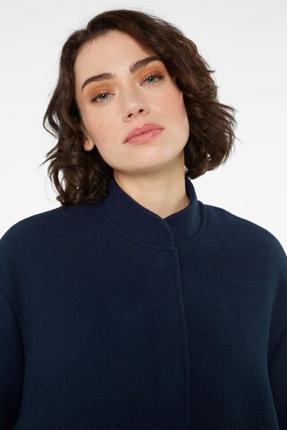 SENSES.THE LABEL Oversized Bomberjacke in Woll-Optik in Blau