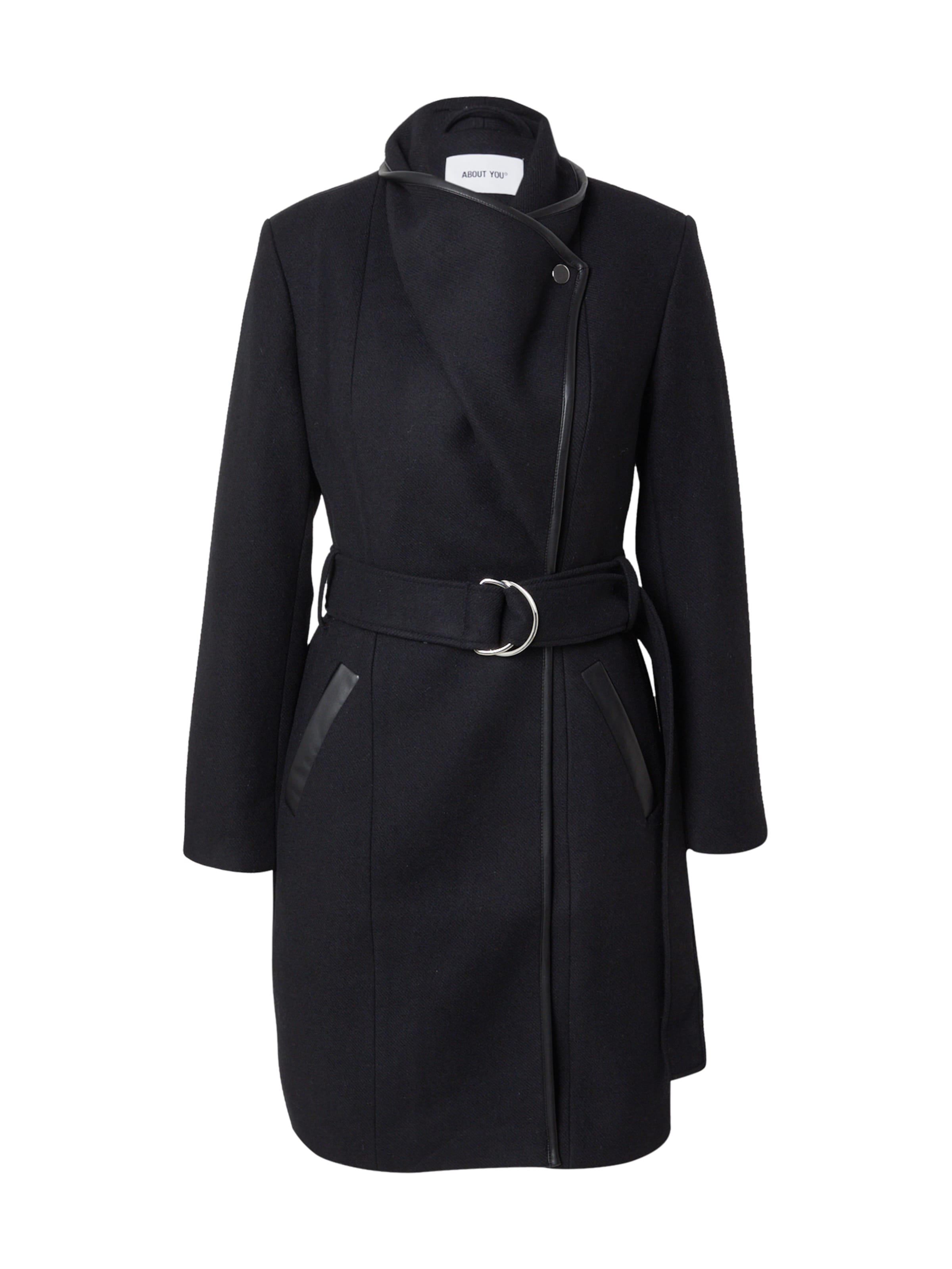 ABOUT YOU Ανοιξιάτικο και φθινοπωρινό παλτό &#x27;Marika&#x27; σε μαύρο: μπροστά