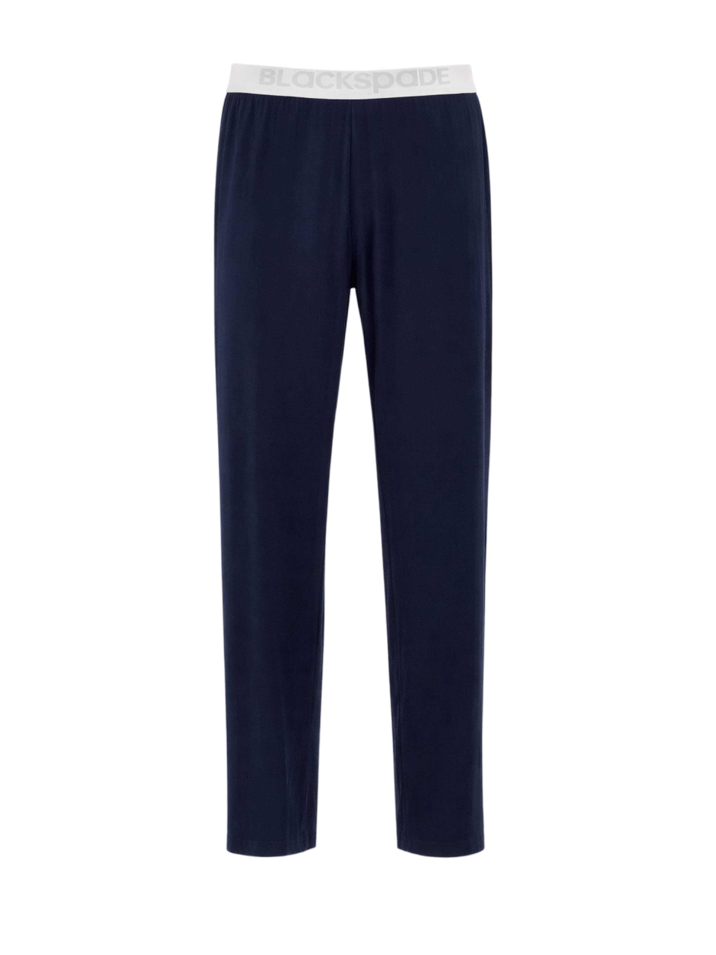 Blackspade Pyjamabroek in Blauw: voorkant