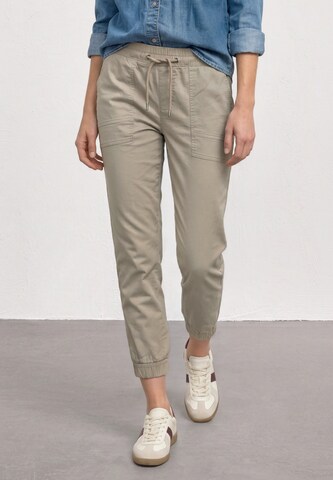 STREET ONE Loose fit Pants in Beige: front