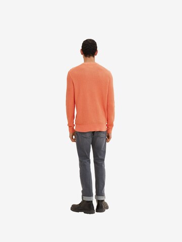 TOM TAILOR Sweater in Orange