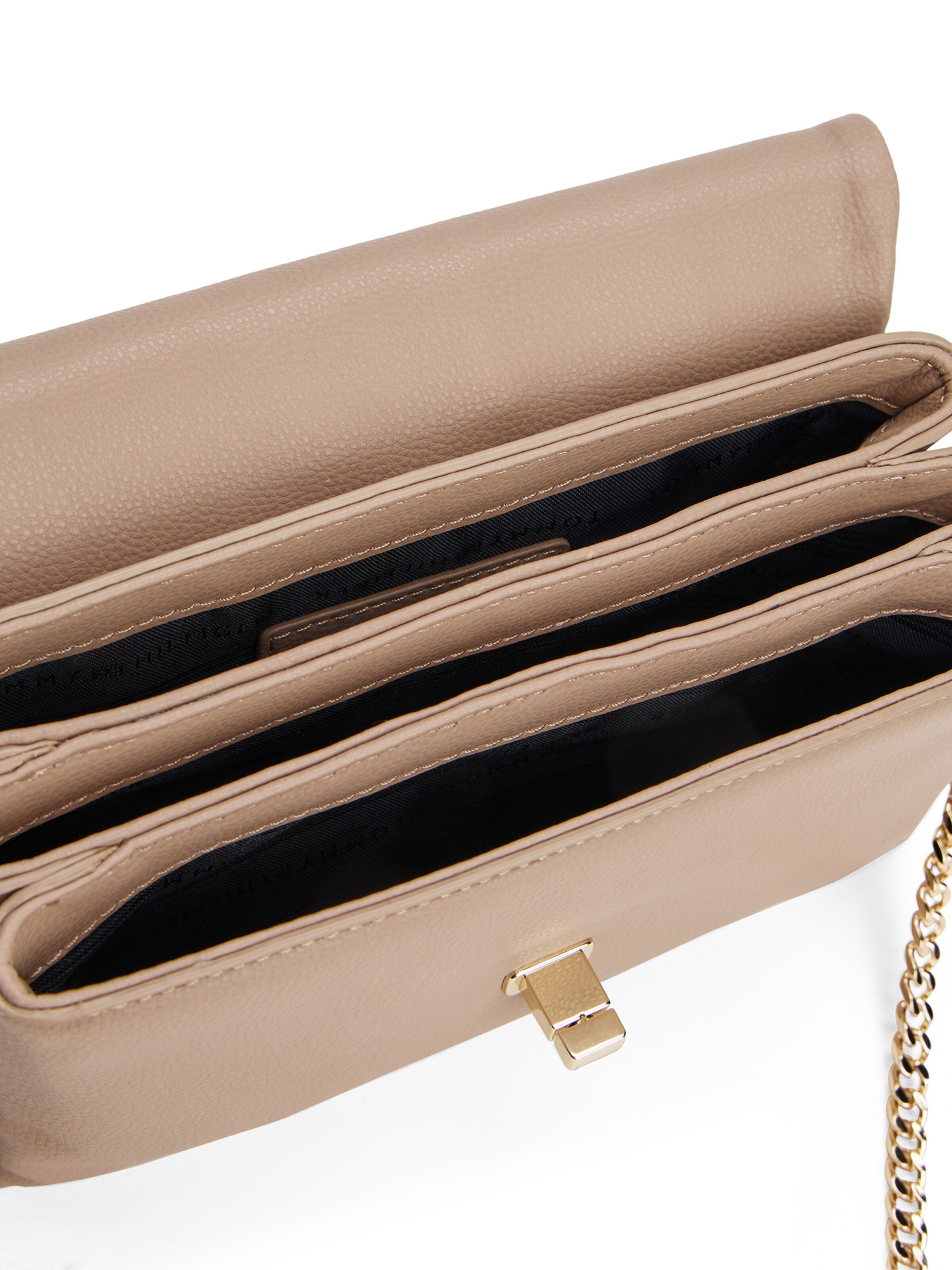 Geantă de umăr de la TOMMY HILFIGER pe bej