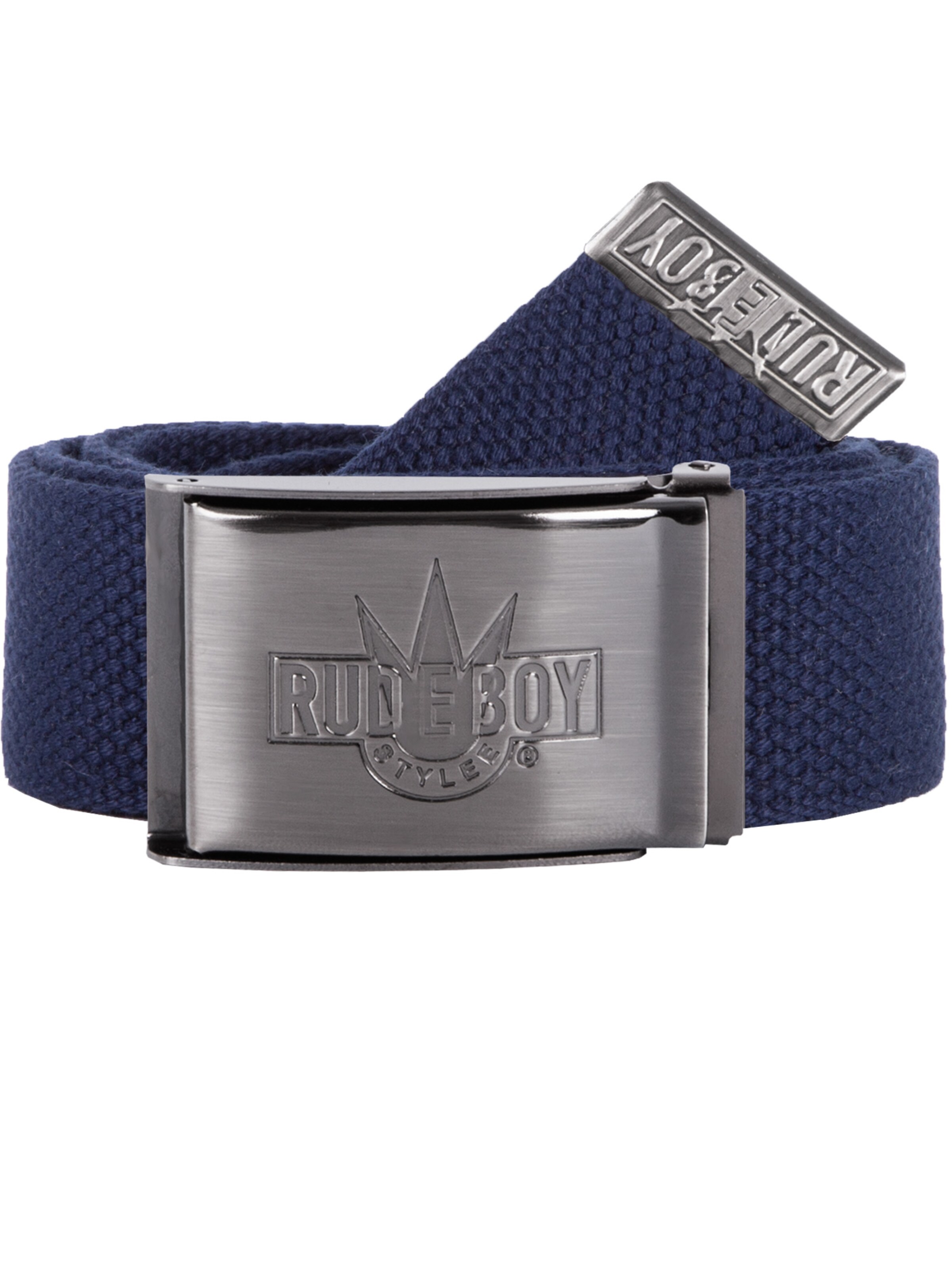 Rudeboy Stylee Belt 'Classic Rudeboy' in Blue: front
