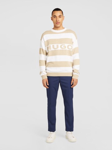 HUGO - Jersey 'Sobueh' en beige