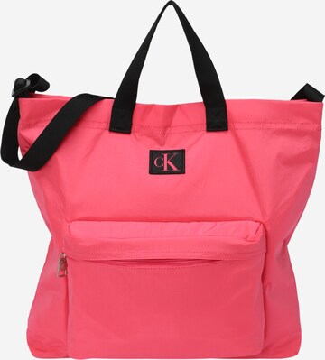 Calvin Klein Jeans Nakupovalna torba | rdeča barva