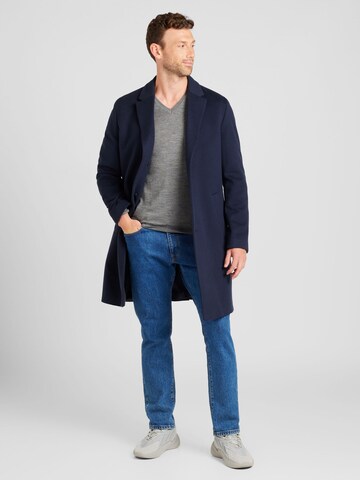 BOSS Between-seasons coat 'H-Hyde' in Blue