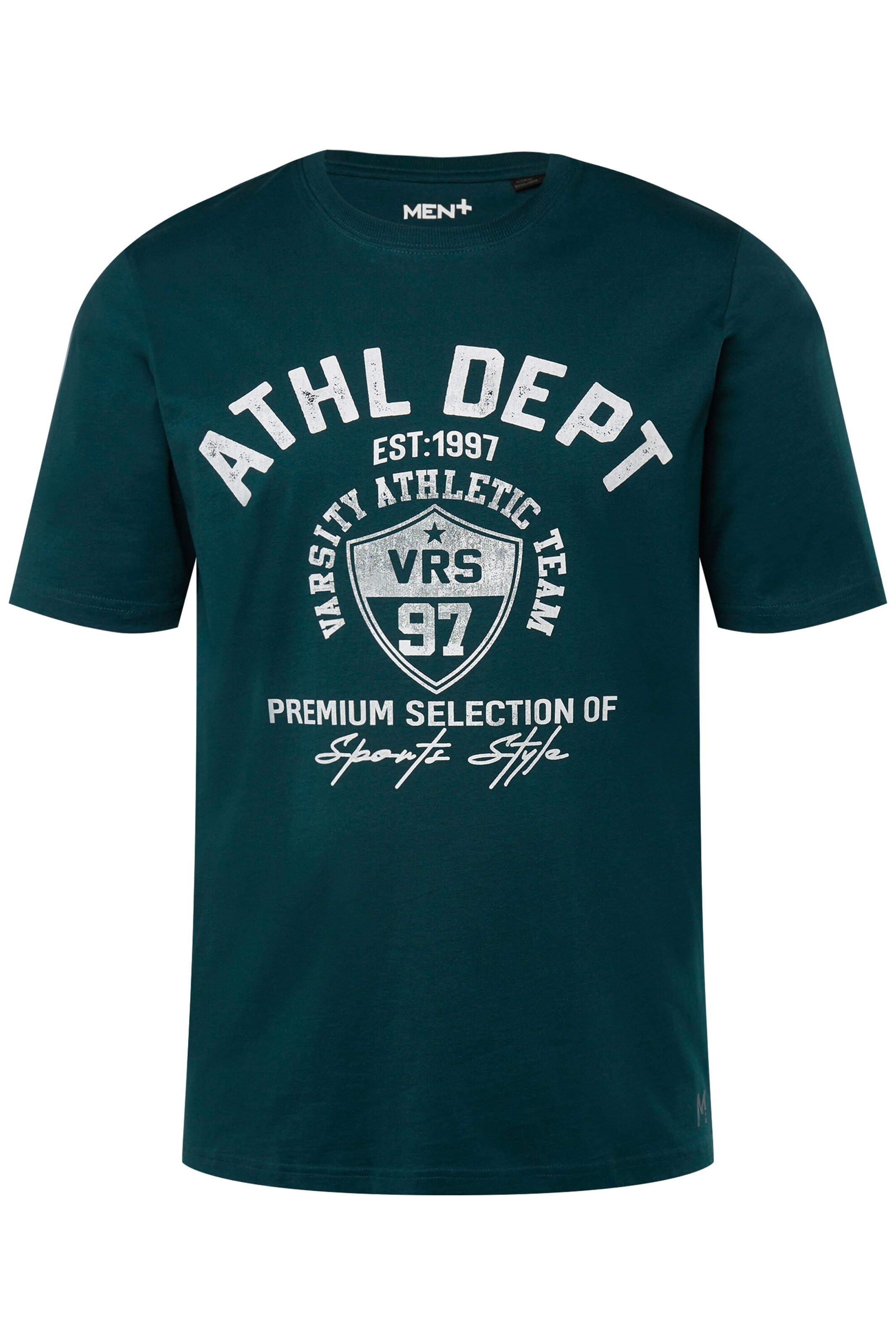 T-Shirt Men Plus en vert : devant