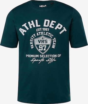 T-Shirt Men Plus en vert : devant