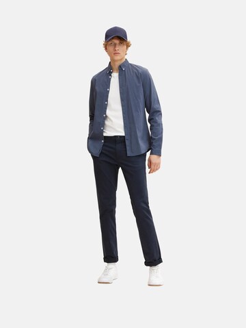 TOM TAILOR Regular Fit Hemd in Blau