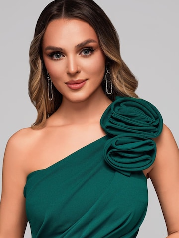 Ombre Evening Dress in Green