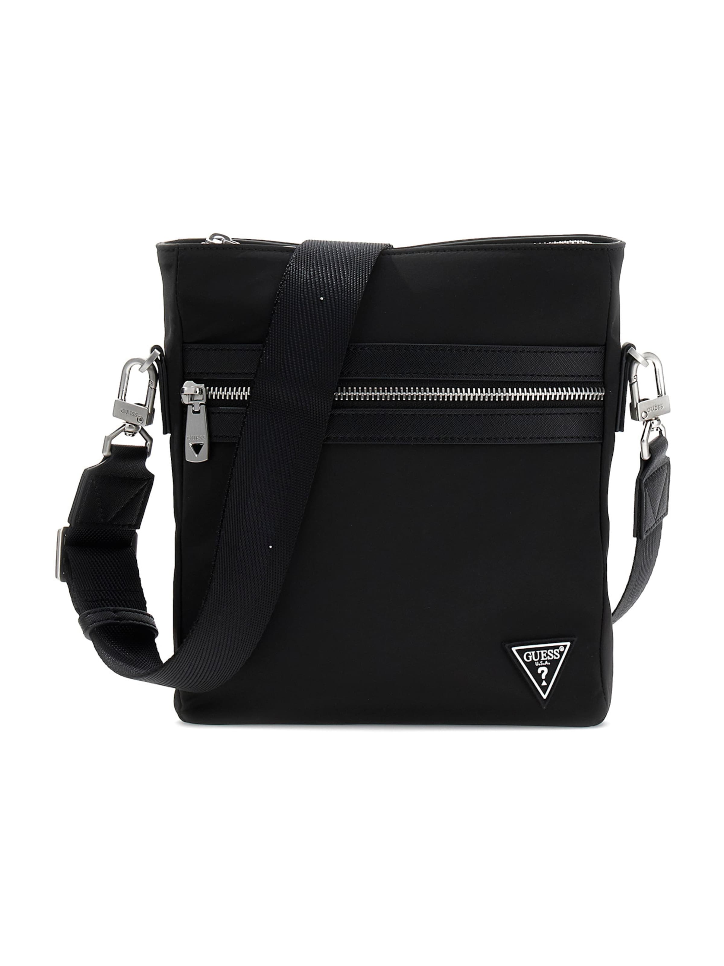 GUESS Crossbody Bag 'BERLIN' in Black: front