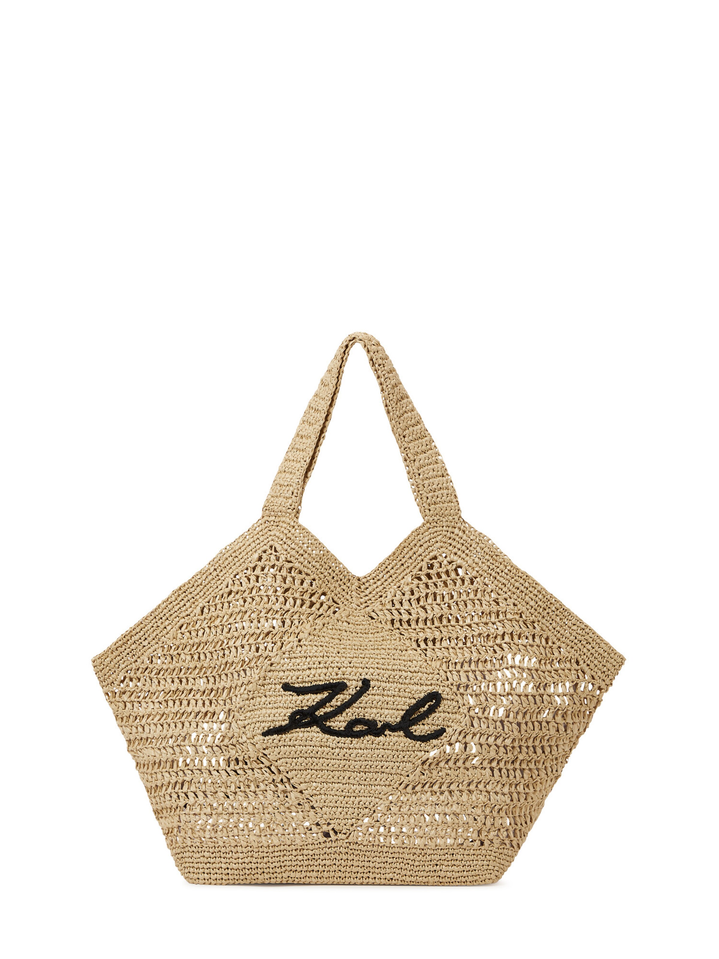 Karl Lagerfeld Torba plażowa w kolorze beżowy / czarnym, Podgląd produktu