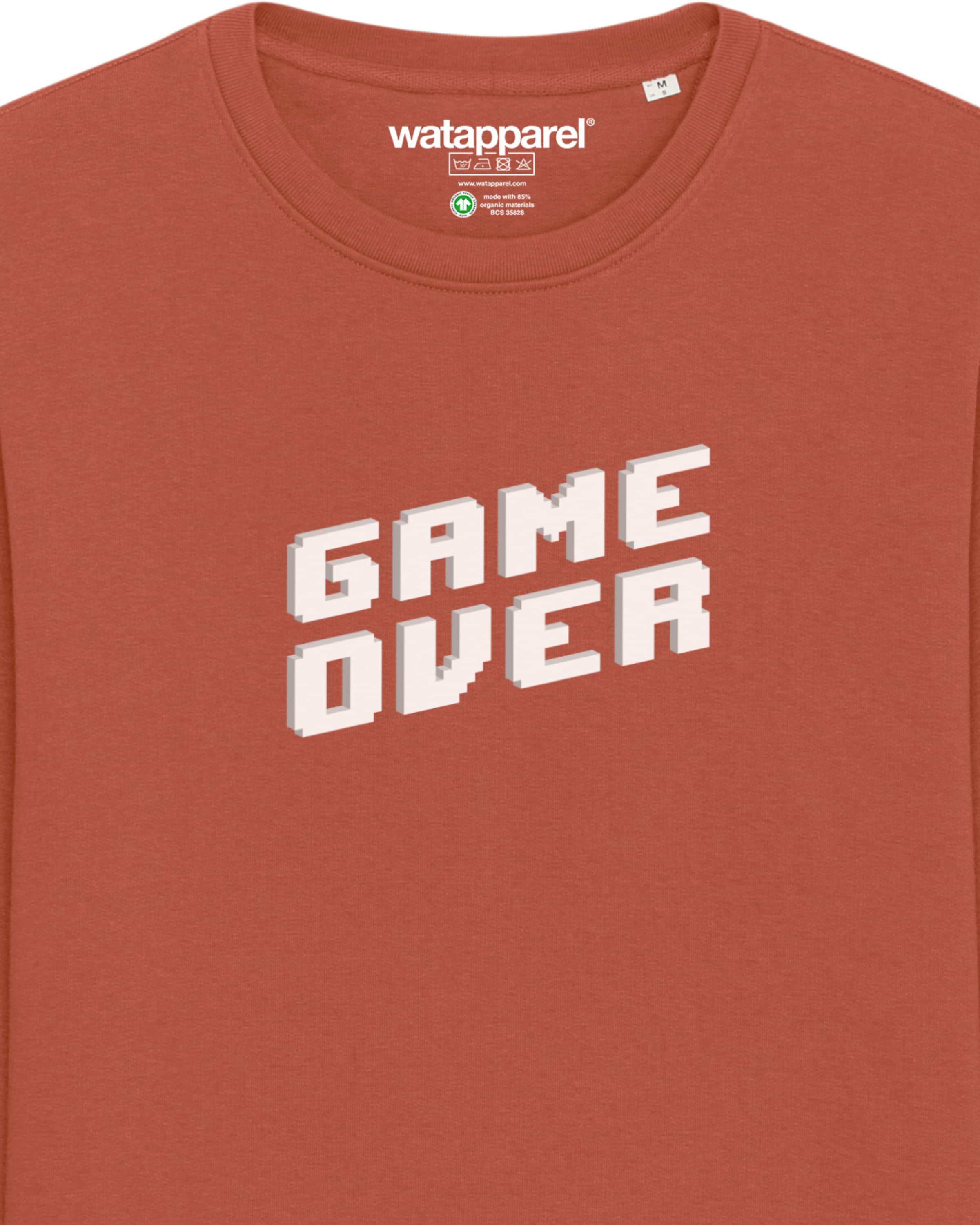 Felpa ' Game Over ' di Watapparel in marrone
