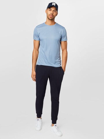 BJÖRN BORG Tapered Workout Pants 'CENTRE' in Blue