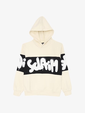 DISCLAIMER Sweatshirt 'Stripe' in White: front
