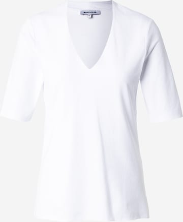 Tricou de la MORE & MORE pe alb: față