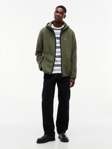 Tommy Jeans Fleecejacke in Grün