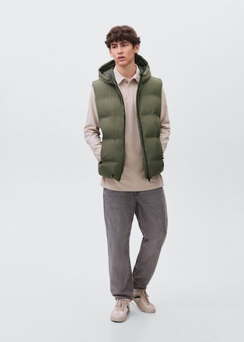 MANGO TEEN Vest in Green