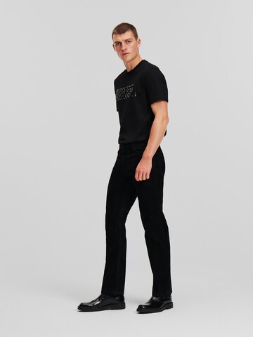 Karl Lagerfeld regular Jeans i sort