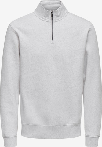 Only & Sons Mikina 'Ceres' – šedá: přední strana