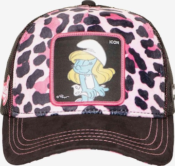 Casquette 'Gorra capslab rosa leopardo pitufina smu2 leop trucker cap' Capslab en rose : devant