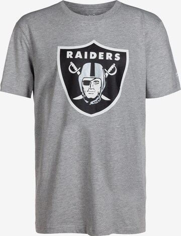 Fanatics Shirt 'NFL Crew Las Vegas Raiders' in Grau: predná strana