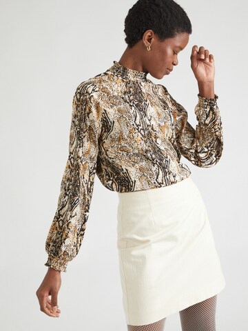 ONLY Blouse 'EMMIE' in Beige: voorkant