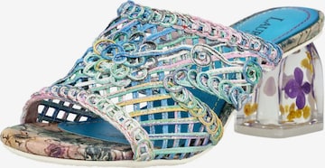 Zoccoletto di Laura Vita in blu: frontale